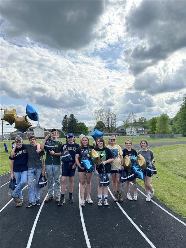 Track celebration
