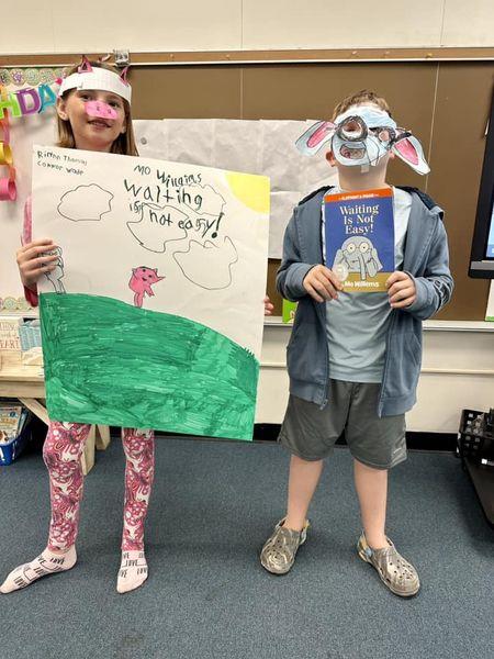 Mrs. Barcus’ class and their Readers Theater!  It was a delight watching them!