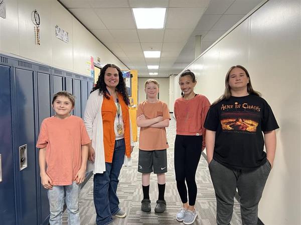Orange was the color of choice for students observing Limb Difference Day. 🧡