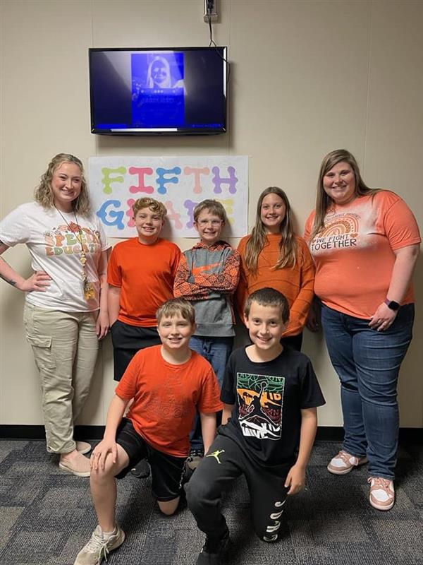 Orange was the color of choice for students observing Limb Difference Day. 🧡